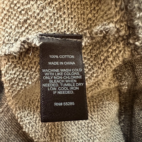 “EXPRESS - Gray Cotton Oversized Long Sleeve Top - Size Small. - Picture 6 of 6